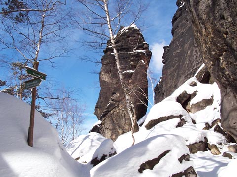 Zwerg - Kletterfelsen am Gohrisch